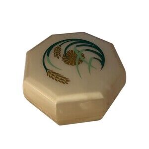 Vintage Merle Norman Make Up Case Cosmetic Powder Box Plastic Made in USA